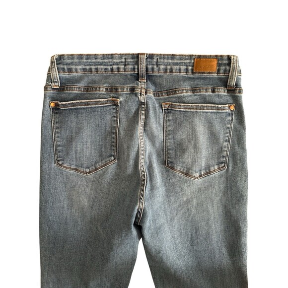 Judy Blue Women’s Denim Flare Medium Wash Blue Jeans Casual Y2K Look Size 13/31 - Picture 6 of 7